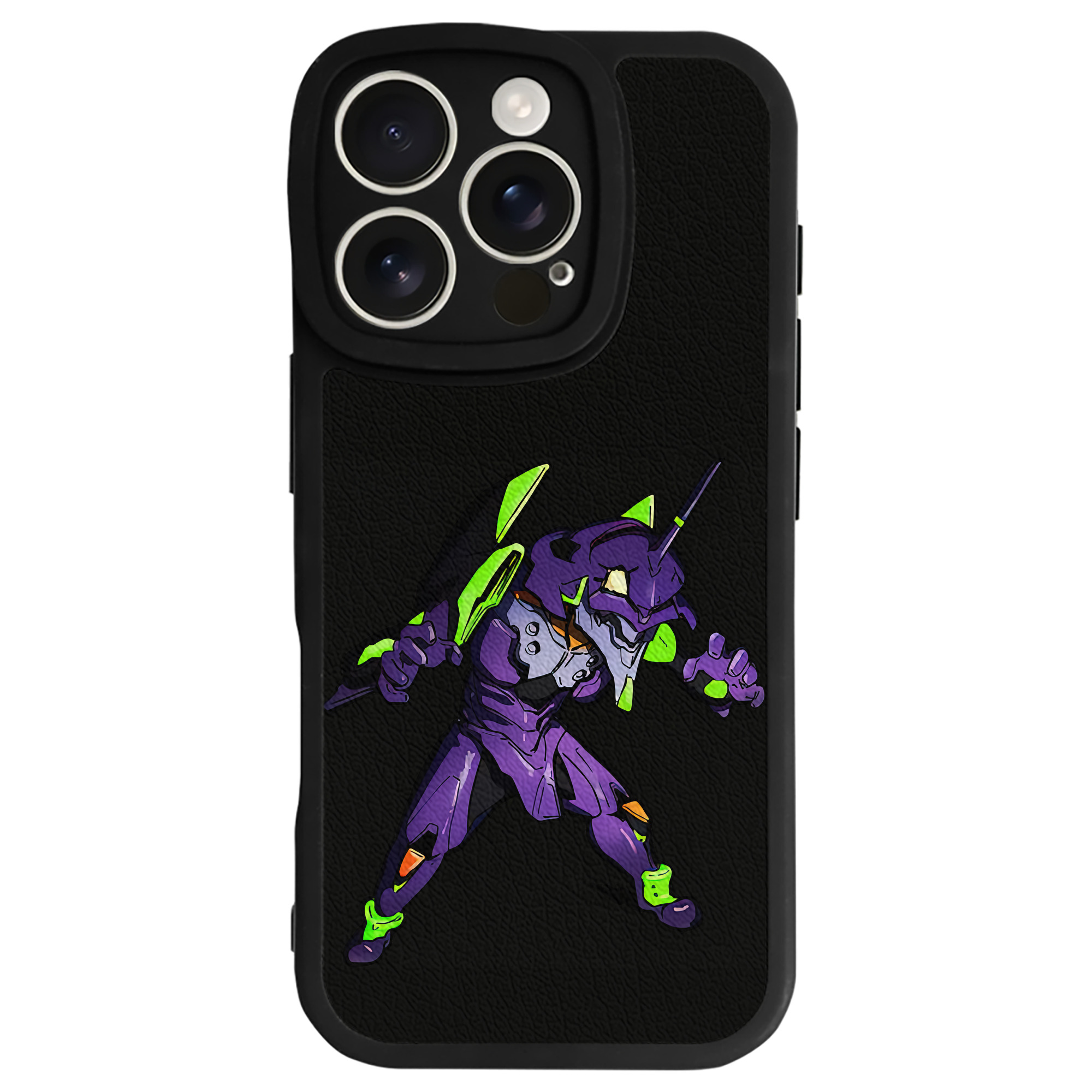 （画像用） EVA 新世紀エヴァンゲリオン 【iPhone 16シリーズ対応】シリコンスマホケース（レザー調） 材質：シリコン